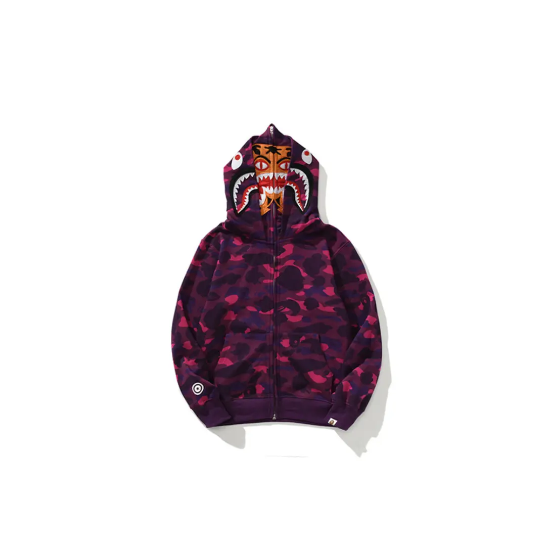 BAPE Shark Hooded Hoodie Purple 2026 | Drip Kickz BAPE Shark Hooded Hoodie Purple