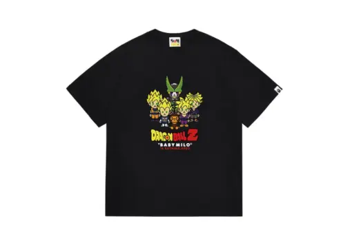 BAPE Dragon Ball Z Baby Milo Super Saiyan T Shirt Black