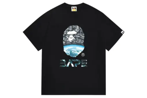 BAPE A Bathing Ape T Shirt Black