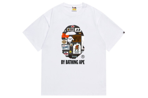 BAPE Multi Label Bathing Ape T Shirt White