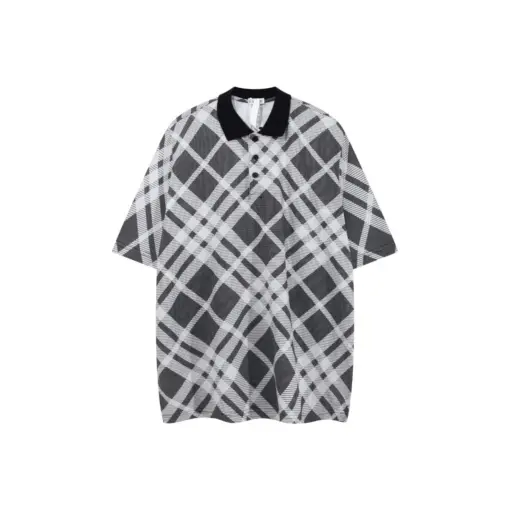 Burberry Cheack Harrington Polo T Shirt Dark Gray 2026 | Drip Kickz Burberry Cheack Harrington Polo T Shirt Dark Gray