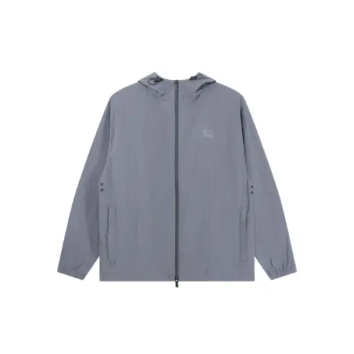 Burberry Zipper Gray Hooded Hoodie Jacket 2026 | Drip Kickz Burberry Zipper Gray Hooded Hoodie Jacket