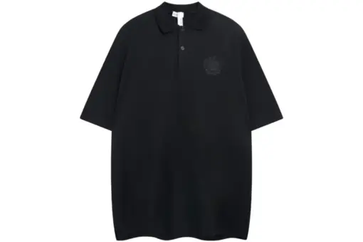 Burberry Polo T Shirt Black