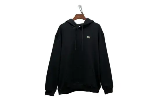 Burberry Hooded Hoodie Black