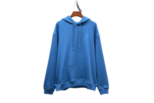 Burberry Hooded Hoodie Blue