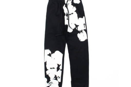 Denim Tears Black Sweatpant With Floral Print