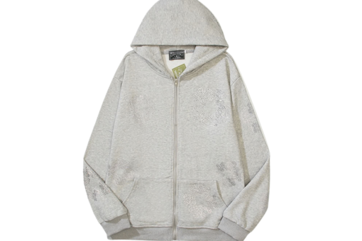 Denim Tears Gray Zipper Hoodie