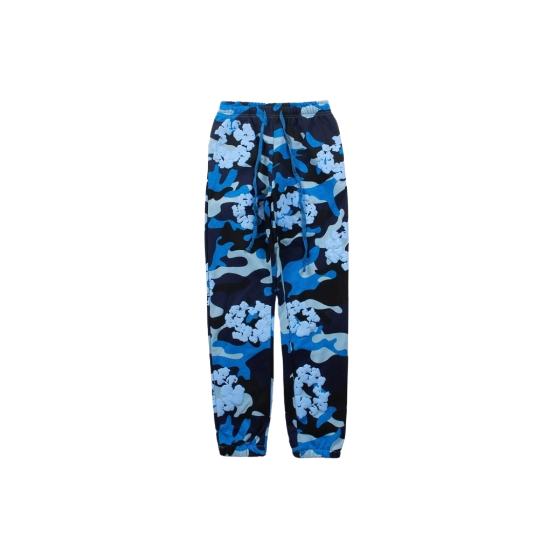 Denim Tears Blue Sweatpant With Floral Print 2026 | Drip Kickz Denim Tears Blue Sweatpant With Floral Print