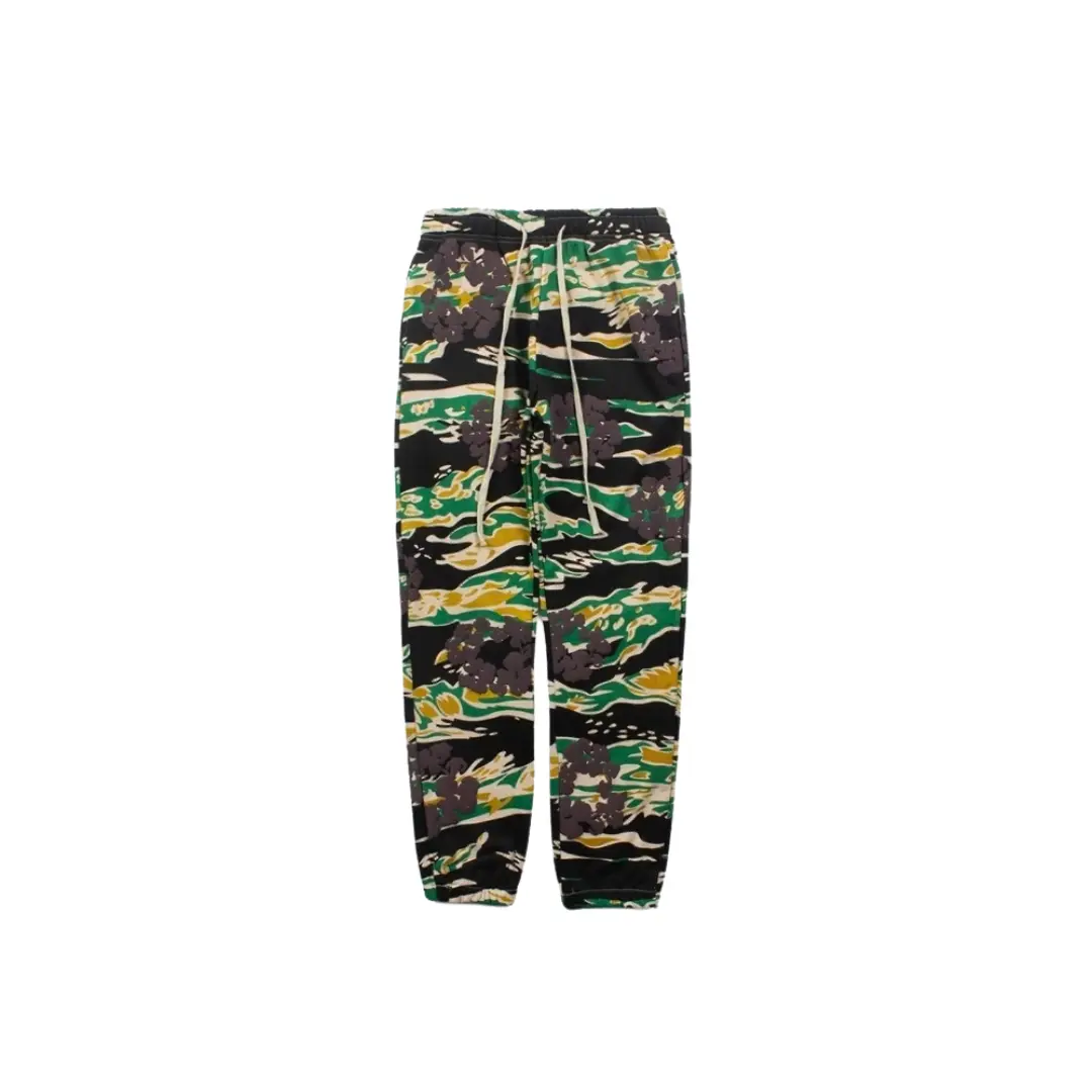 Denim Tears Forest Green Sweatpant With Floral Print 2026 | Drip Kickz Denim Tears Forest Green Sweatpant With Floral Print