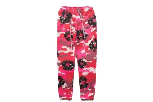 Denim Tears Baby Pink Sweatpant Floral Print