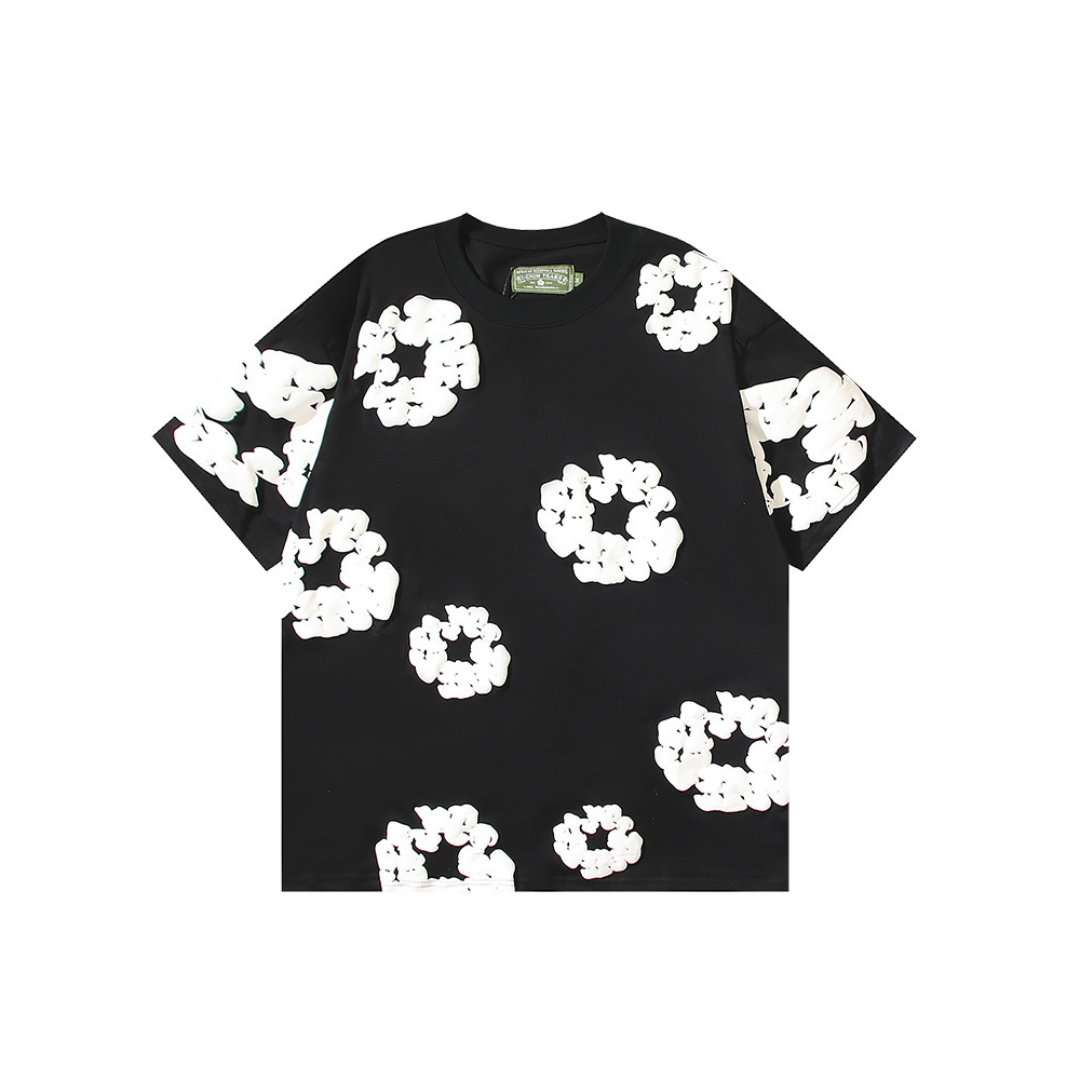 Denim Tears Floral Monogram T Shirt Black 2026 | Drip Kickz Denim Tears Floral Monogram T Shirt Black