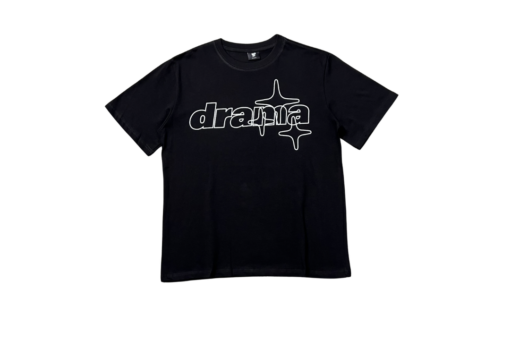 Denim Tears Drama Logo T Shirt Black
