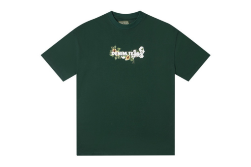 Denim Tears Text Monogram T Shirt Olive Green