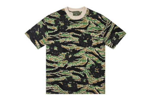Denim Tears White Floral Monogram T Shirt Camouflage Forest Green
