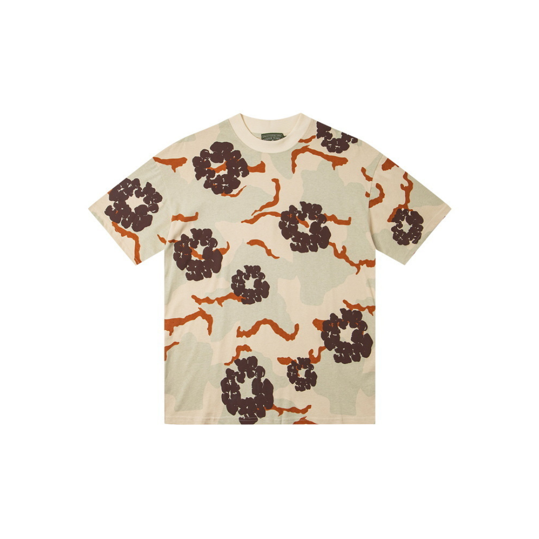 Denim Tears White Floral Monogram T Shirt Deep Beige 2026 | Drip Kickz Denim Tears White Floral Monogram T Shirt Deep Beige