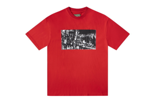Denim Tears Monogram Design T Shirt Red