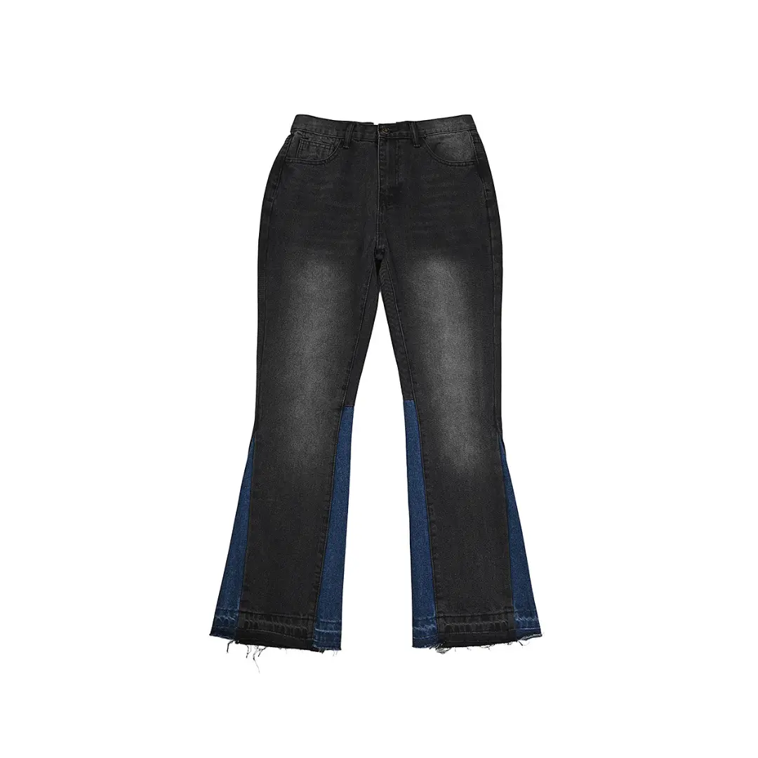 Gallery Dept. Black With Faded Gray Flared Jeans Frayed Hem 2026 | Drip Kickz Gallery Dept. Black With Faded Gray Flared Jeans Frayed Hem