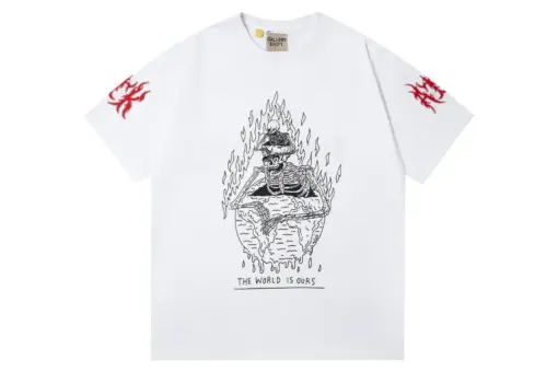 GALLERY DEPT. The World Is Ours Graphic T Shirt White