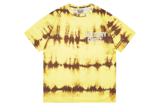 GALLERY DEPT. Tokyo Souvenir Mojave Classic Tie Dye T Shirt Yellow