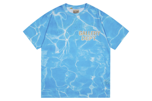 GALLERY DEPT. T Shirt Souvenir Ocean Baby Blue Tie Dye