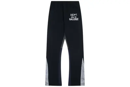 GALLERY DEPT. Black With Gray Loose Fit Hem Pant