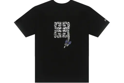 Givenchy Black T-Shirt With 4G Braid Print