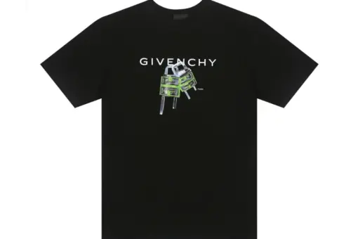 Givenchy Black T-Shirt With Monogram Design