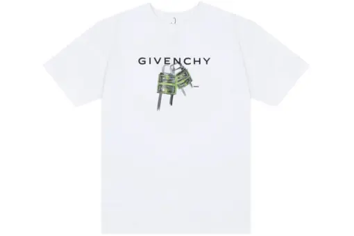 Givenchy White T-Shirt With Monogram Design