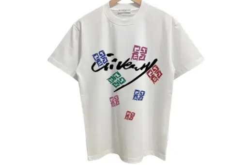 Givenchy White T-Shirt White With Design
