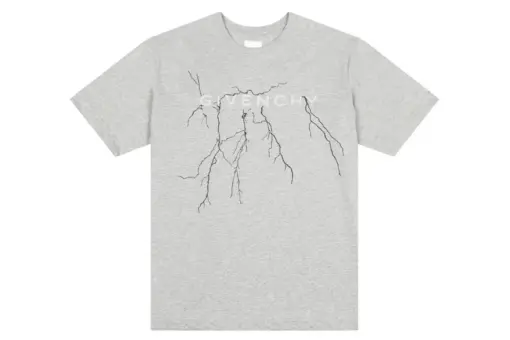 Givenchy T Shirt Gray With Lighting Effect