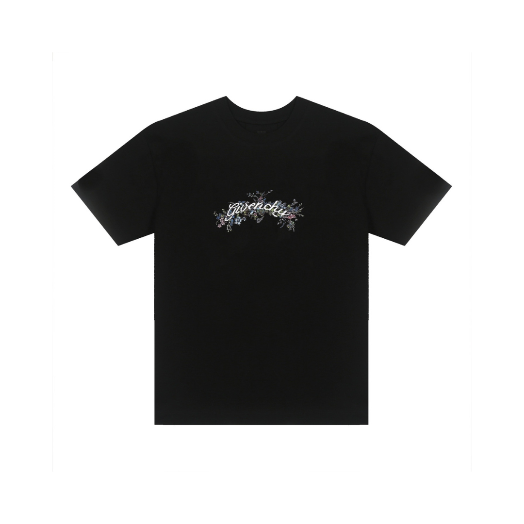 Givenchy T Shirt Black Logo On The Chest 2026 | Drip Kickz Givenchy T Shirt Black Logo On The Chest