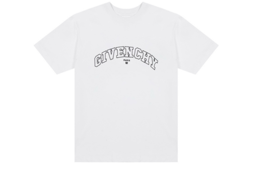 Givenchy T Shirt White Logo Design