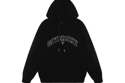 Givenchy Black Hoodie With Logo Design
