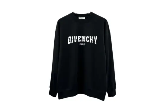 Givenchy Sweater Black With Text Logo