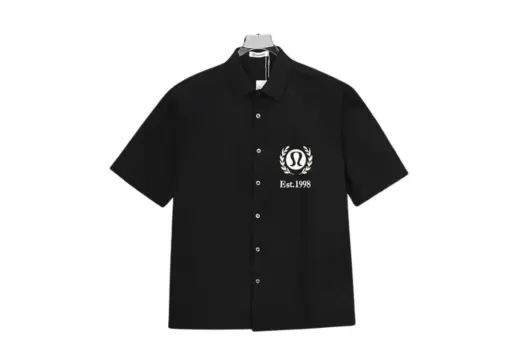 Lululemon Shirt Black With White Logo