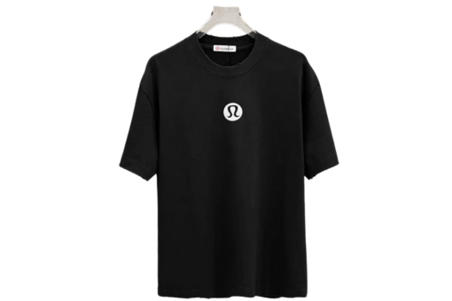 Lululemon Black T Shirt Logo Design