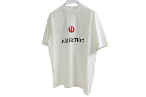 Lululemon T Shirt White With Logo Monogram