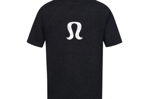 Lululemon Jersey T Shirt Black With Logo Design