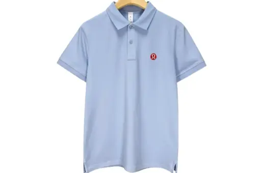 Lululemon Polo T Shirt Sky Blue