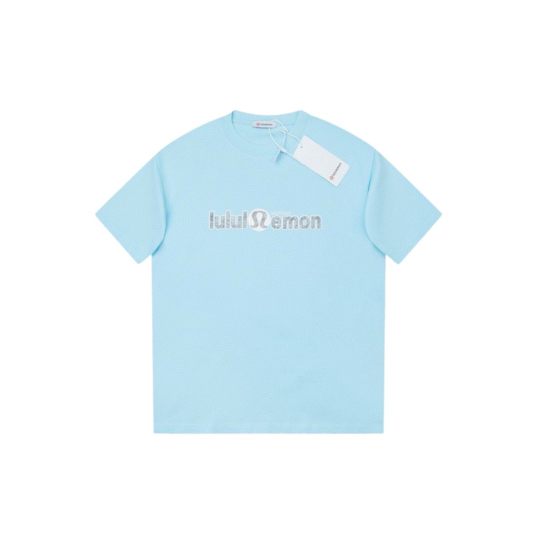 Lululemon T Shirt Sky Blue With Text Monogram 2026 | Drip Kickz Lululemon T Shirt Sky Blue With Text Monogram