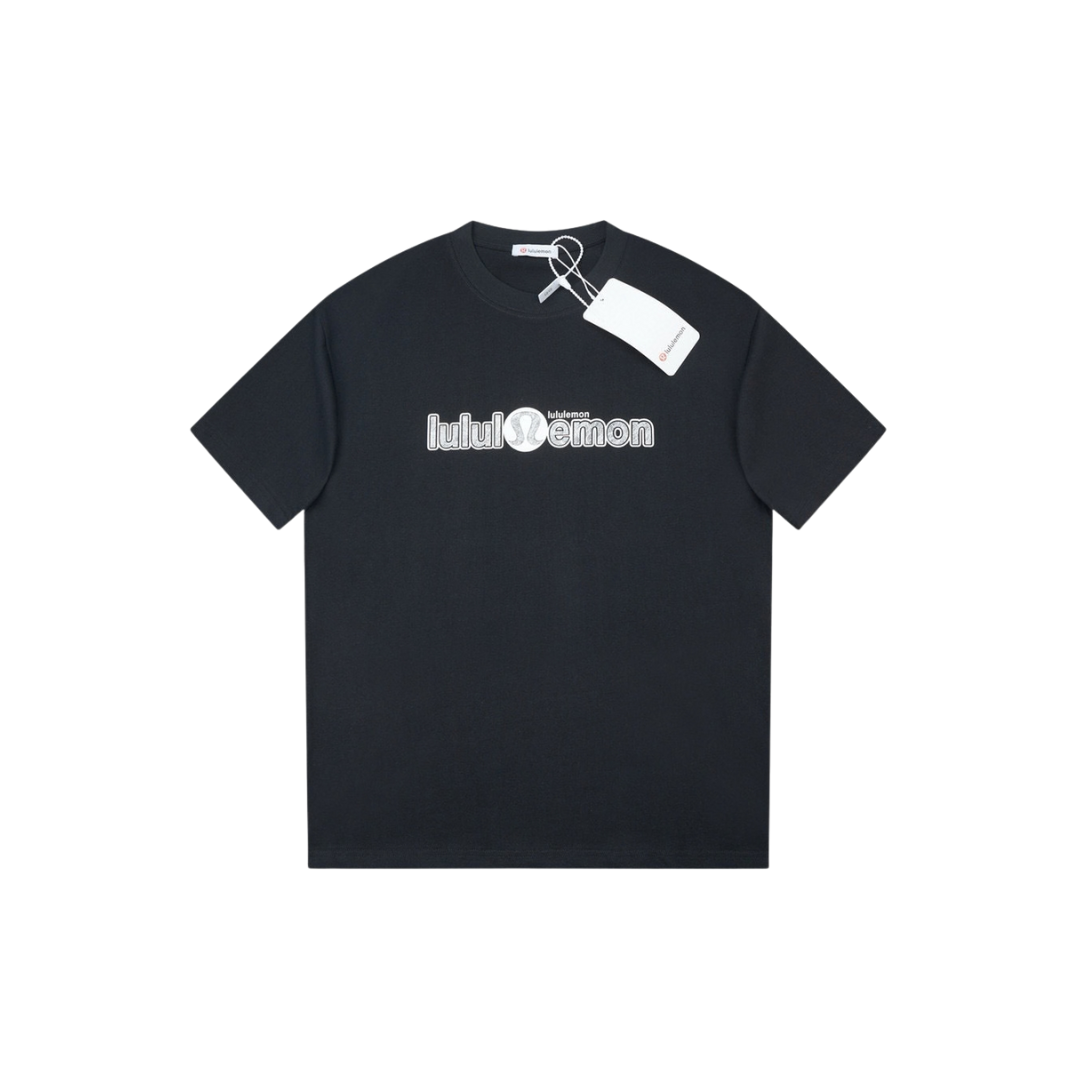 Lululemon T Shirt Black With White Text Monogram 2026 | Drip Kickz Lululemon T Shirt Black With White Text Monogram