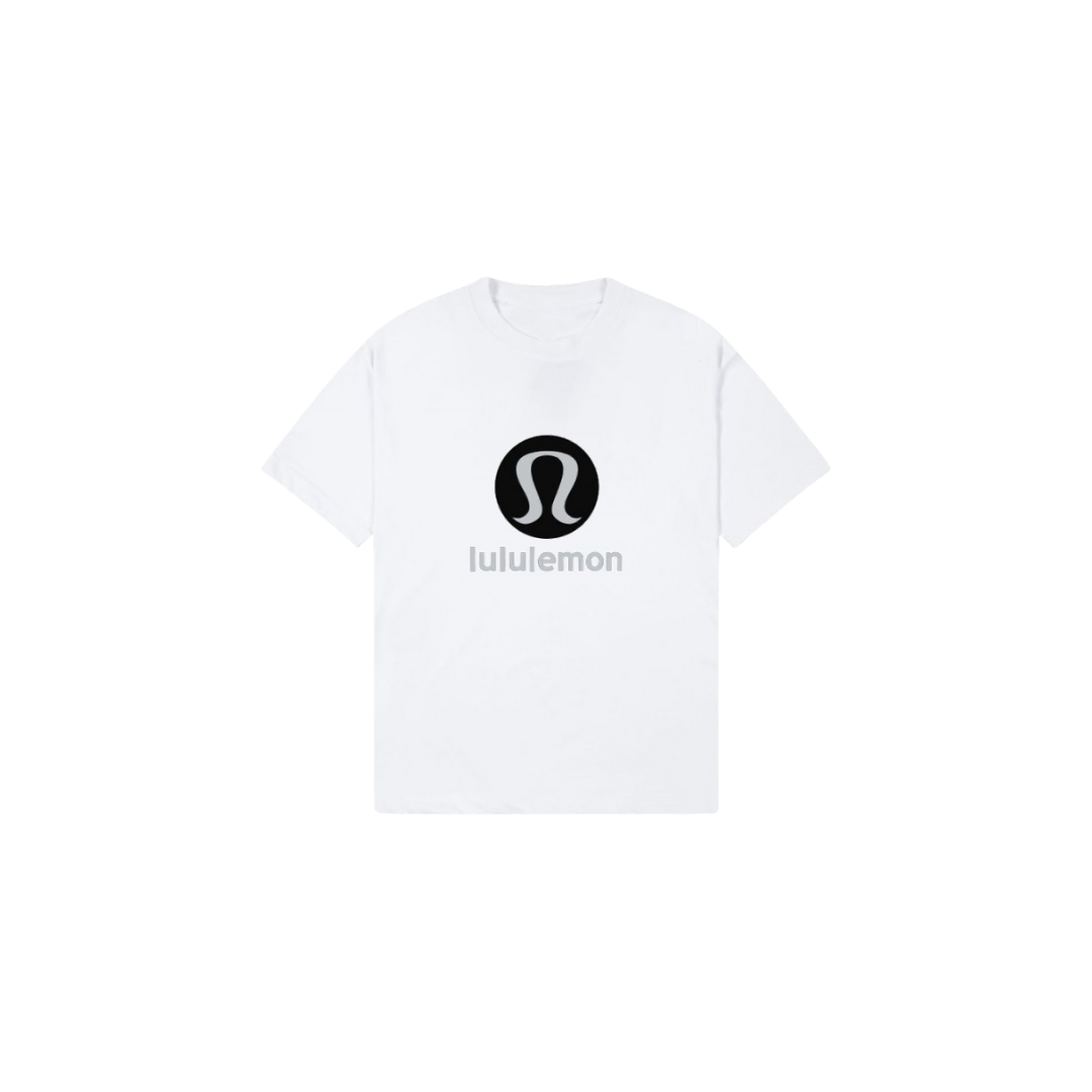 Lululemon Jersey T Shirt White With Black Logo Design 2026 | Drip Kickz Lululemon Jersey T Shirt White With Black Logo Design