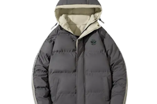 Fendi Hooded Parka Jacket Grey