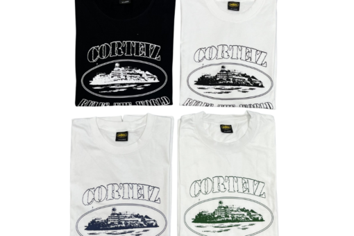 Corteiz Rules The World T-shirt White Black