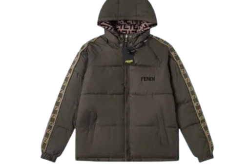 Fendi Reversible Down Puffer Jacket Deep Brown