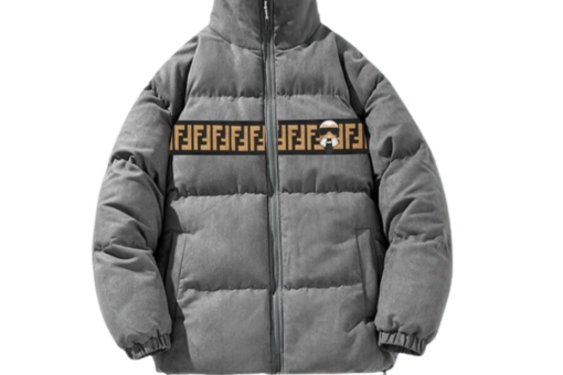 Fendi Down Puffer Jacket Grey