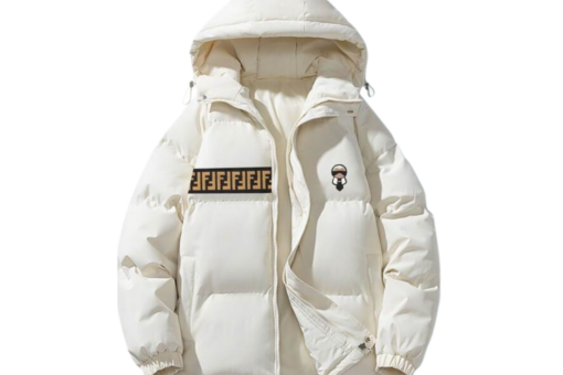 Fendi Down Puffer Jacket All White