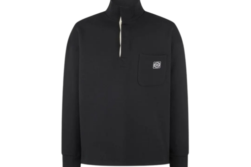 Loewe Embroidered Sweatshirt In Black