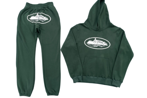 Corteiz Alcatraz White Green Tracksuit