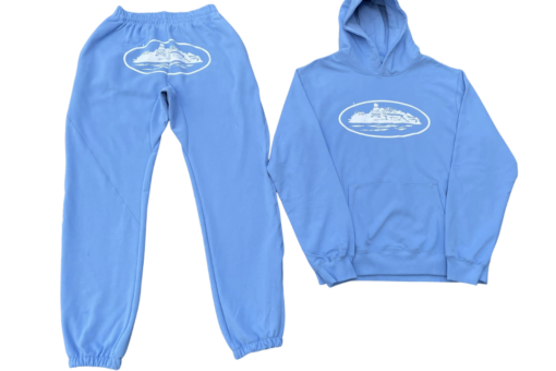 Corteiz Alcatraz Blue Tracksuit